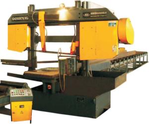 Quality 4.5mpa Hydraulic Bandsaw Machine , 75m/Min Steel Cutting Band Saw wholesale