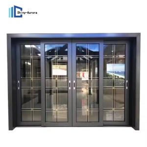 Quality Commercial / Residential Low E Glass Sliding Doors , Folding Sliding Exterior Doors With Lock wholesale