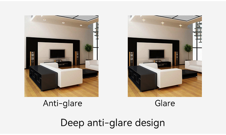 Commercial Recessed Spotlight Frame 75mm Cut-Out GU10/MR16 Aluminum Anti-Glare Design