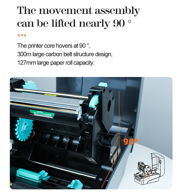 RFID Barcode Label Printer Desktop Thermal Transfer Printer 203DPI/300DPI