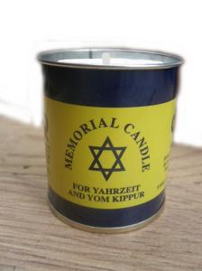 Quality kosher candle, memorial tin candle burns for 26 hours,48pcs loaded into display box wholesale