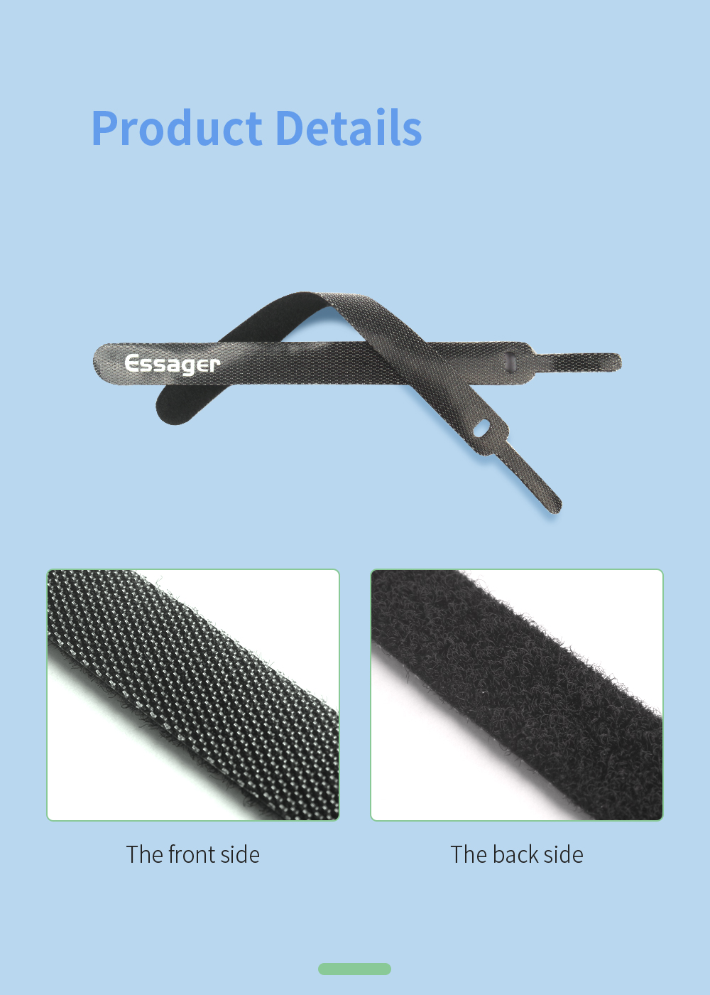 Essager 2022 Cable Organizer Wholesales Price 1/5/10/20/PCS Black Cable Organizer Wire Winder Clips Cable Management