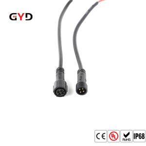 Quality GYD M10 Waterproof Black Pvc Electrical Connector Led outdoor lighting Ip67 wholesale