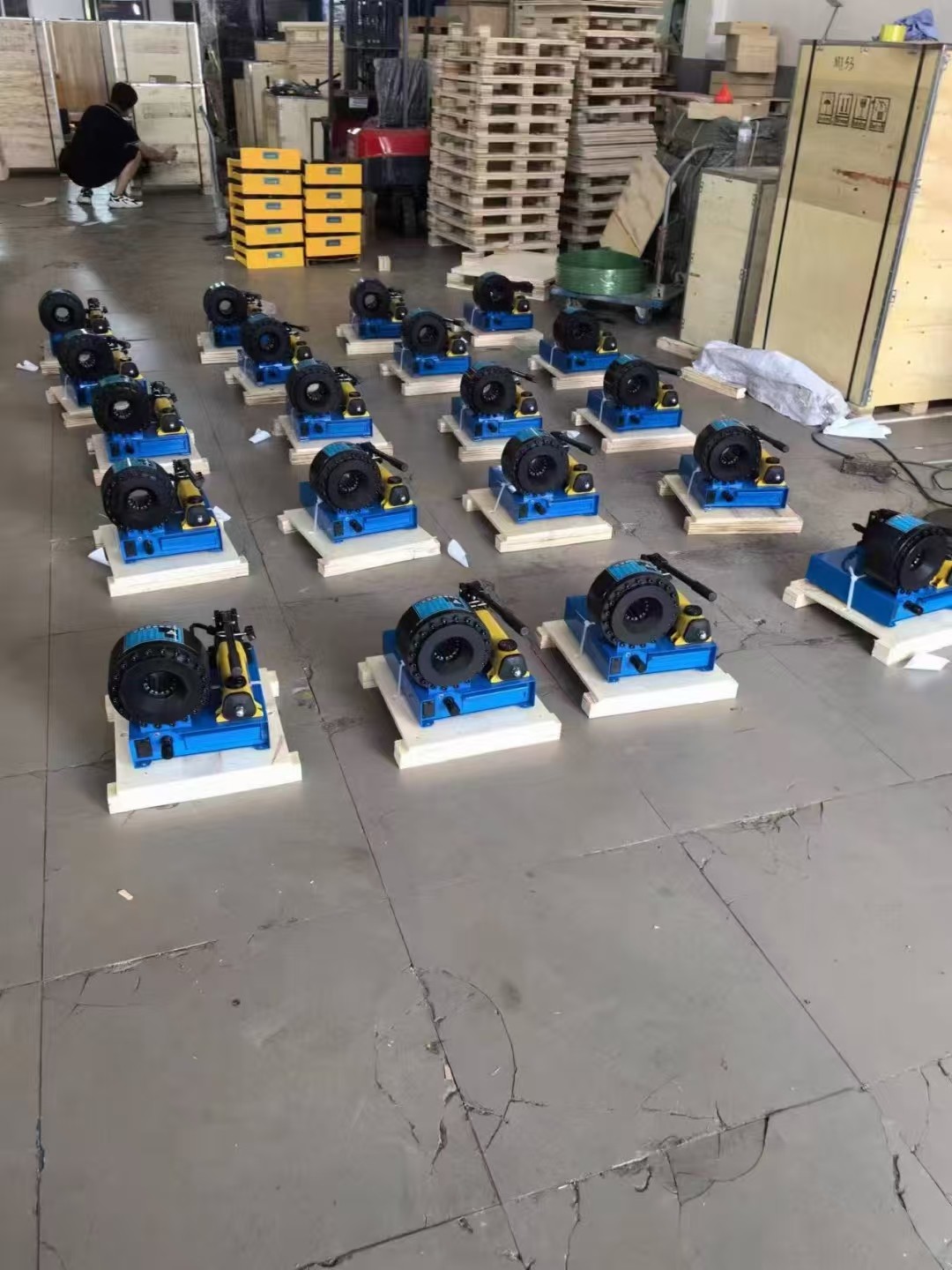 7 Dies New Model 6 To 25mm Without Electric 1" Manual Hose Crimping Machine For Fast Crimping Speed 10pcs/h