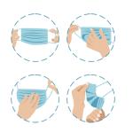 Breathable Surgical Disposable 3ply Earloop Nonwoven Face Mask