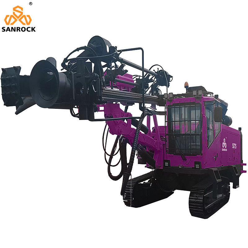 Mining Drilling Rig Equipment Lifting Force 18KN Hydraulic DTH Drilling Rig Rock Blast Hole Drilling Machine