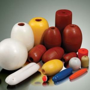 Quality PVC Fishing Net Floats , Commercial Fishing Floats Round Shape wholesale