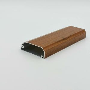 Quality 6M Israel Aluminium Kitchen Profiles Wood Grain Aluminum Extrusion wholesale
