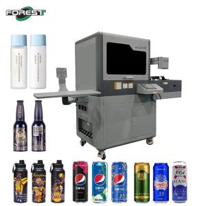 Quality Automatic Digital Inkjet Printer Cylinder Cone Shaped Thermos Cup Can UV Printer wholesale