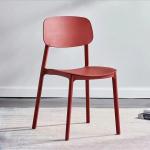Hotel Dining Furniture Stackable Chairs Custom Colors Nordic Design for Modern
