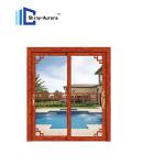 China custom toilet aluminium glass sliding doors aluminum alloy titanium