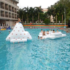 Quality 0.9mm PVC Tarpaulin Inflatable Water Park Games For Pool / Adults Water Games wholesale