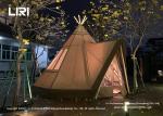Waterproof Jungle Glamping Tipi Event Tent Heavy Duty Canvas Tents