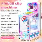 New Pinball Clip Machine Internet Celebrity Gift Machine Supermarket Game City