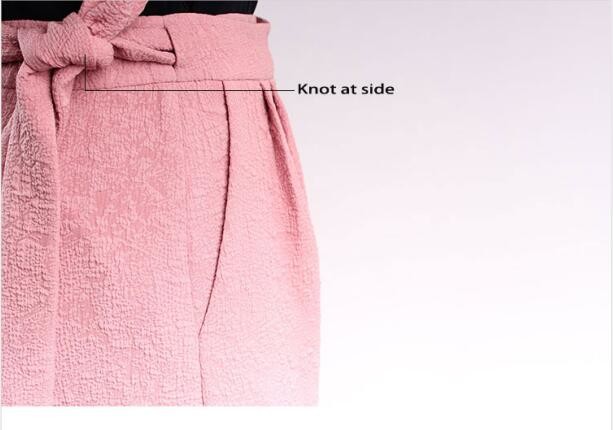 97 Polyester 3 Elastane Women Jacquard Mini Skirt