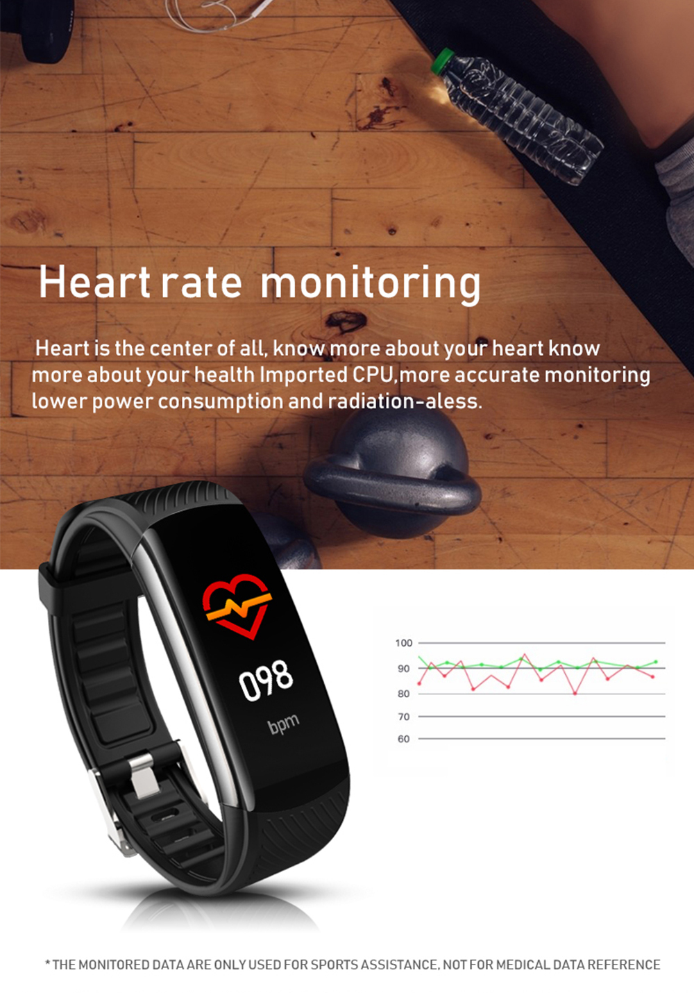 HL6T Smartwatch F10 Android IOS Watch 1.54Inch Smart Sport Health Pedometer