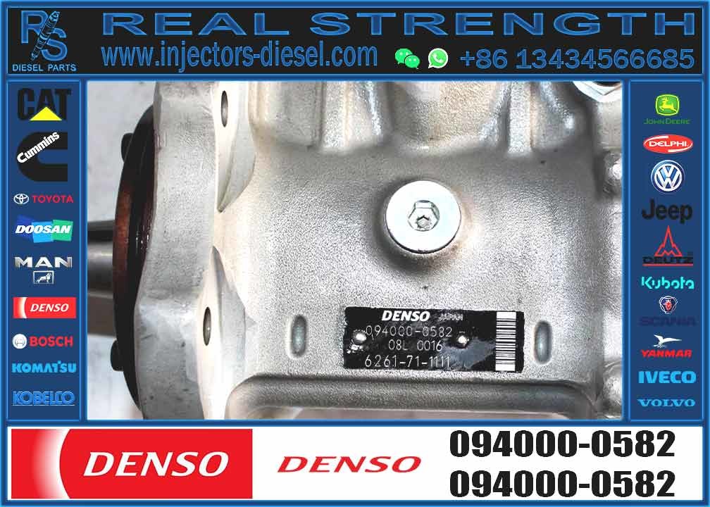 New Diesel Fuel pump SAA6D140E-5 Excavator Diesel Engine Fuel Pump 094000-0582 094000-0584 6261-71-1111
