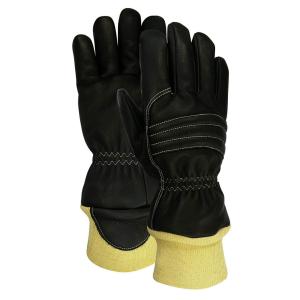 Quality GOST R Certificate Firefighter Rescue Gloves Kevlar Wristelet With Kunckle Pad wholesale