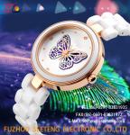 WHOLESALE CERAMIC STRAP ALLOY CASE QUARTZ WATCHES LADIES WATCH