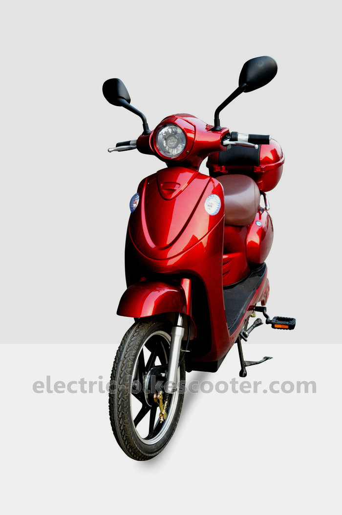 32km/H Electric Pedal Moped Scooter With 18 Inch 48V 250W Motor