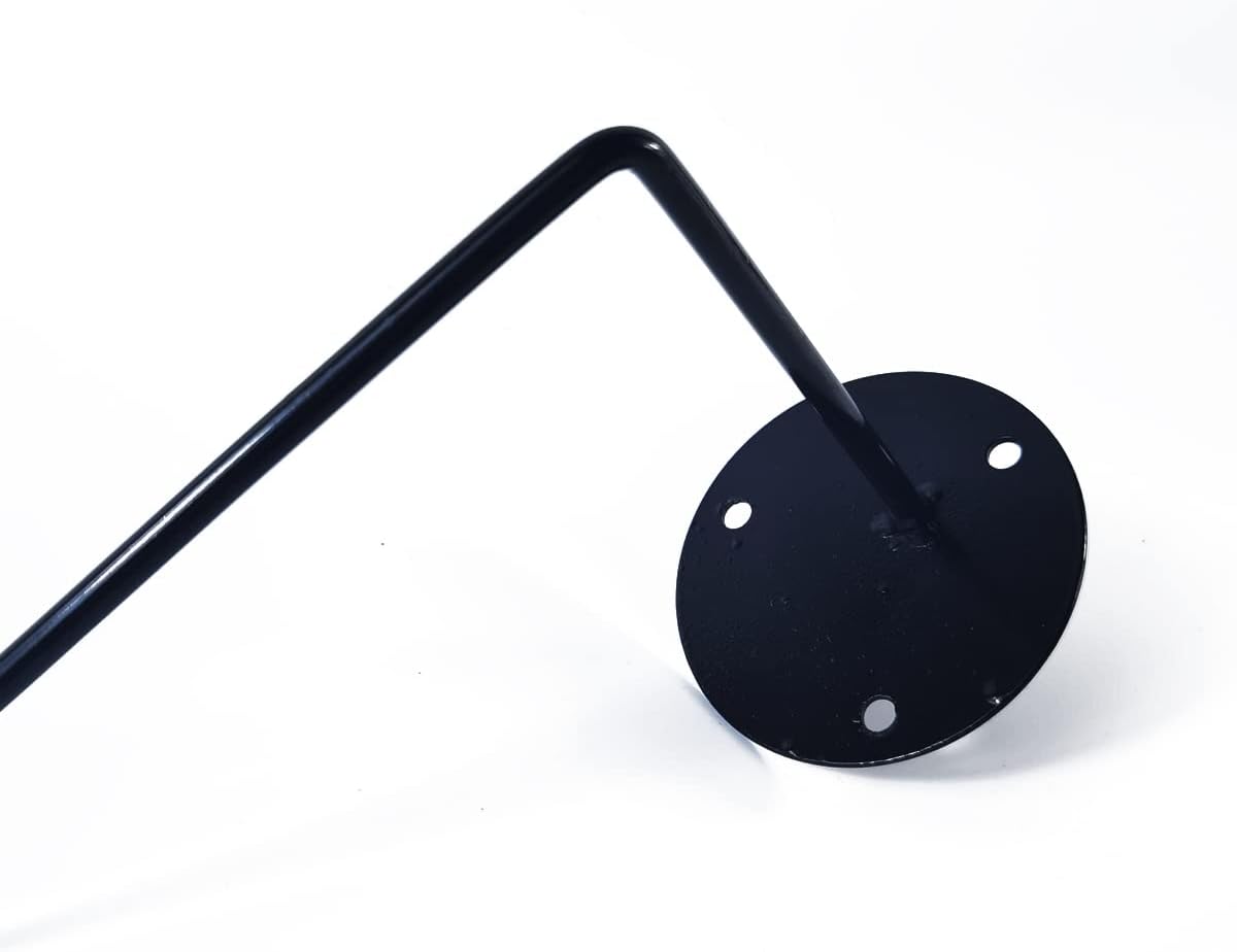 Helmet Rack Bracket Sturdy Metal Wall Mounted Hanger for Jacket Work Process Stamping