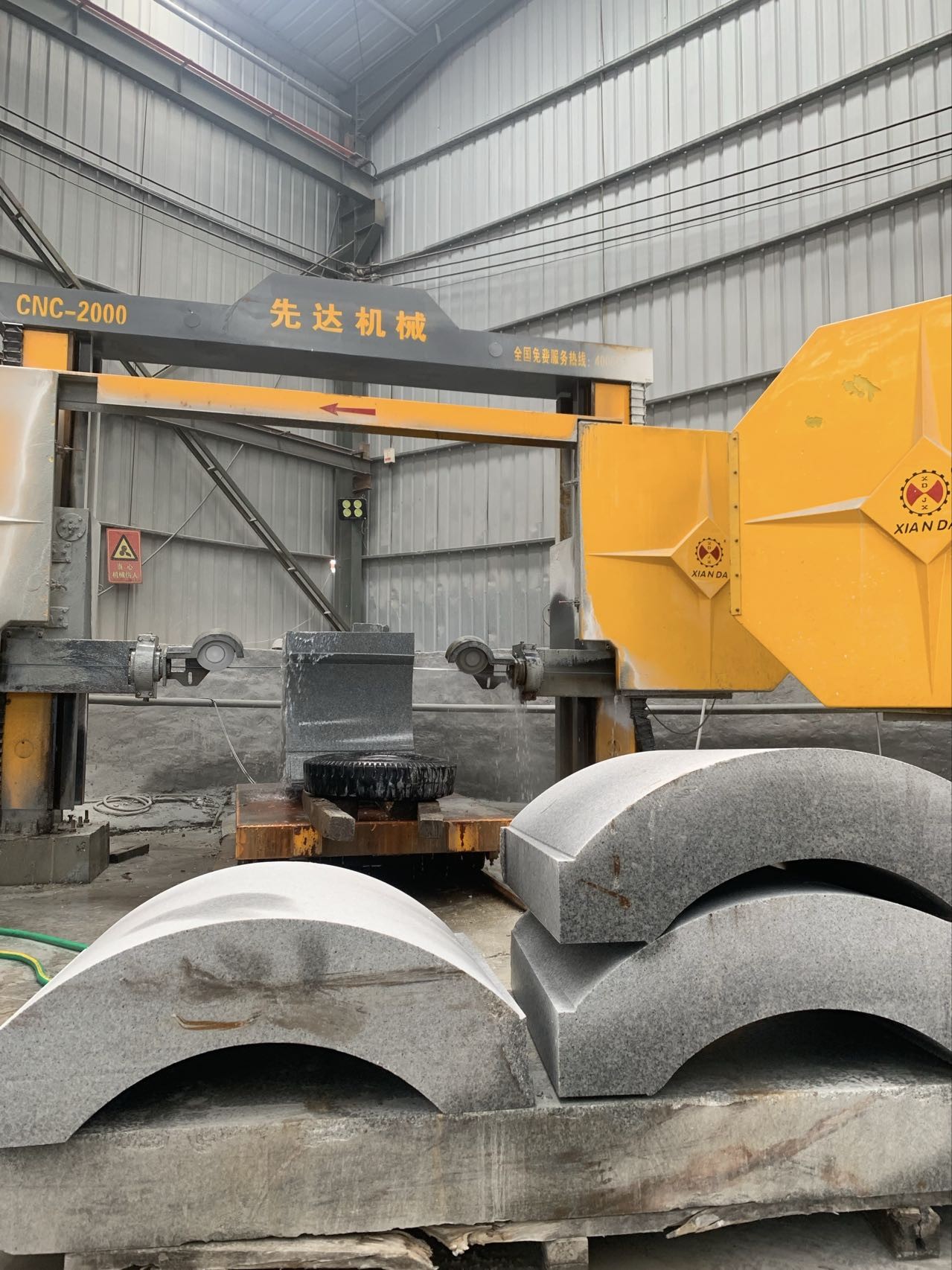 CNC Controlled Diamond Wire Saw Machine High Efficiency Energy-Saving Cutting Equipment