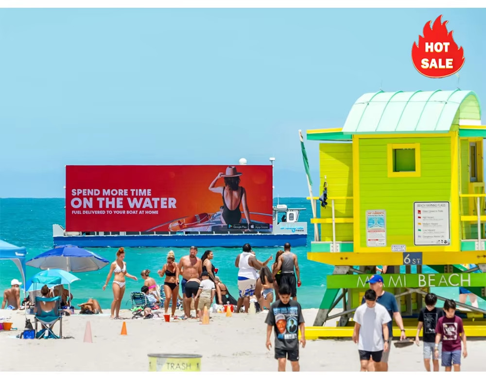 Outdoor Led Display Panels P6.3 Digital Signage Billboard with 3840Hz Refresh Rate