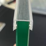 Co Extruded PVC Weather Stripping 10mm Glass Door Strip waterproof