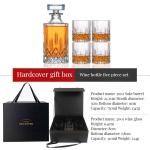 Glass Metal Type Lead-Free Crystal Decanter Whiskey Tumblers for Any Occasion