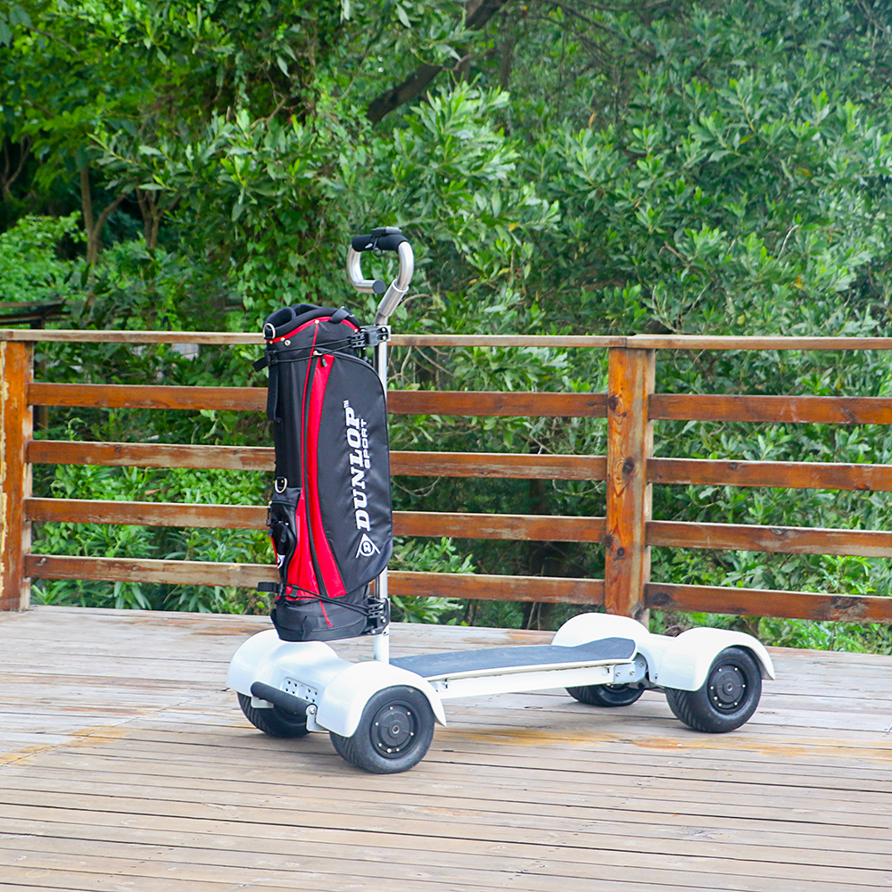 White Color Powerful Electric Scooter 60V Voltage 18.2Ah Battery 20km/H Max Speed
