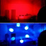 6x40w High Power RGBW Super Bee Eyes LED Wash Zoom Moving Head Fixtures