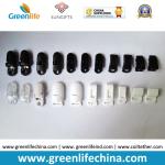 Popular Using Plastic High Quality Alligator Clip Badge Holder Clips in White