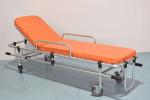 159Kg 55cm Foldable Stainless Steel Stretcher Trolley With Wheels Transfer