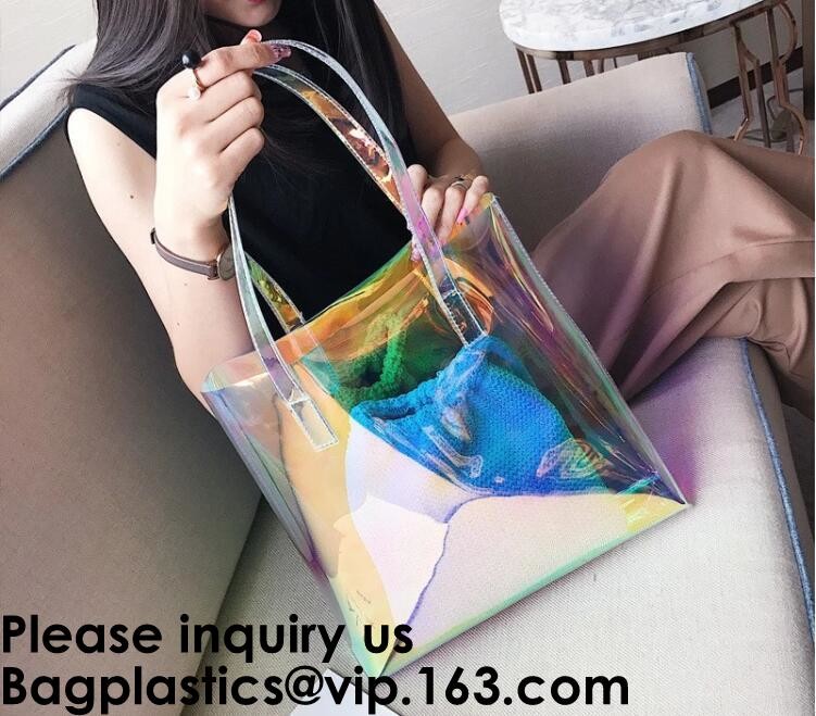 Biodegradable Promotional BAGEASE Three-Layer Hand Bag PVC Tote Waterproof Craft Paper Bag Leather Handle Tote Bag