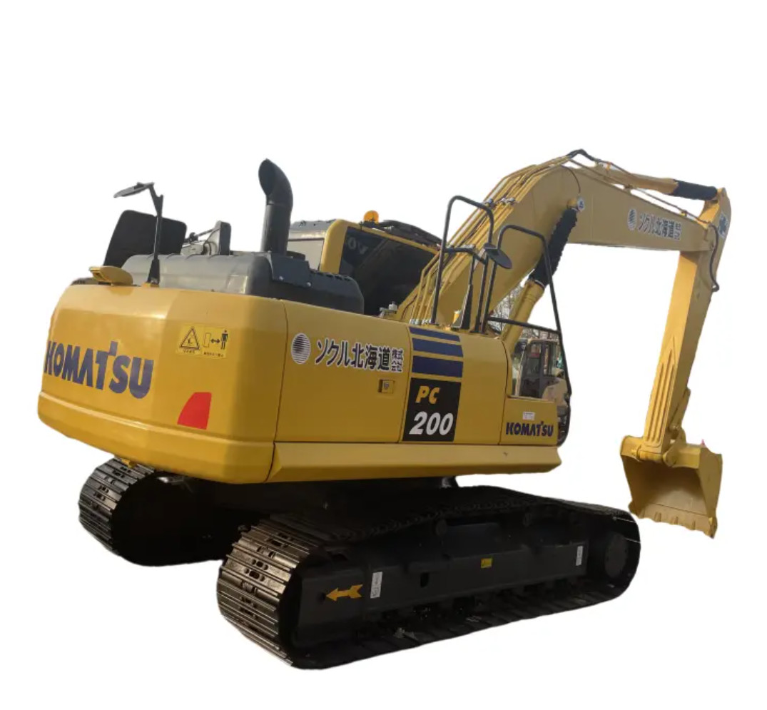 Japanese Original Used Komatsu Excavator PC 200 Hydraulic Backhoe Crawler 20 Tons