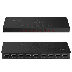Quality 10W 4K 30 Hz 1 In 8 Out 8 Ports 768 MHZ HDCP 1.2 HDMI Splitter wholesale