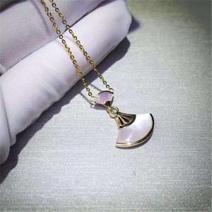 Quality Real low price and high quality jewels18k gold white gold yellow gold rose gold Mosaic pearl female and diamond necklace wholesale