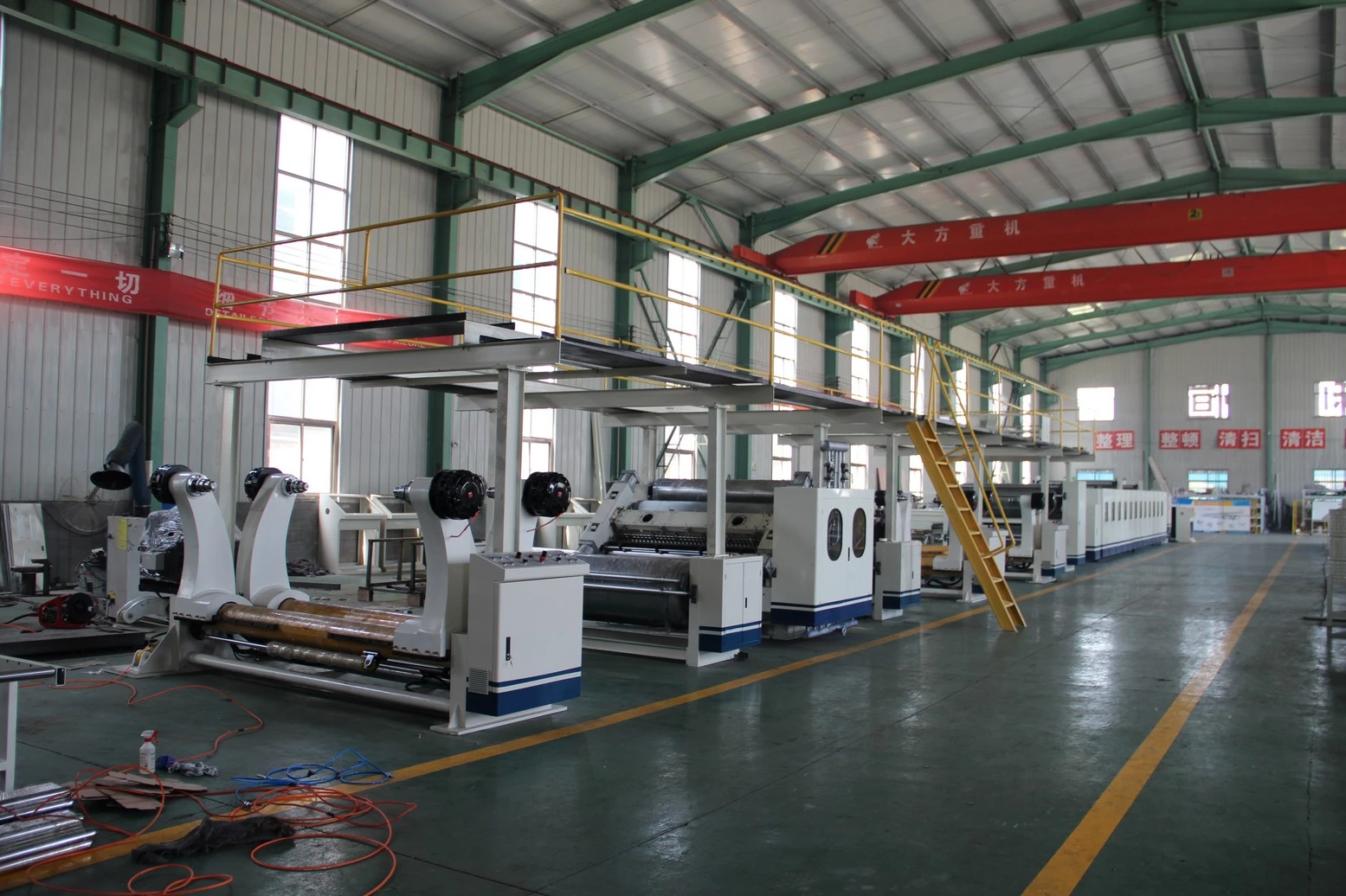Hydraulic Mill Paper Roll Stand Machine 16MPa-18MPa Working Pressure