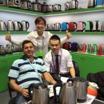 Wholesale household good polish stainless steel electric kettle