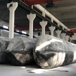 Cylindrical Inflatable Marine Salvage Bags Ship Launching Inflatable Airbags