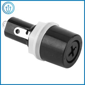 Quality Round Crosshead 20mm Screw Cap Inline Fuse Holder MF528 1 Amp 5 Amp 20 Amp 60 Amp 12V wholesale