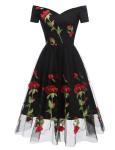 Low Minimum Clothing Manufacturer Women'S Evening Off Shoulder Sleeveless Lace