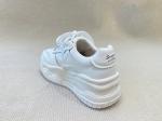 Autumn White Canvas Trainers Heightening Womens White Leather Casual Sneakers