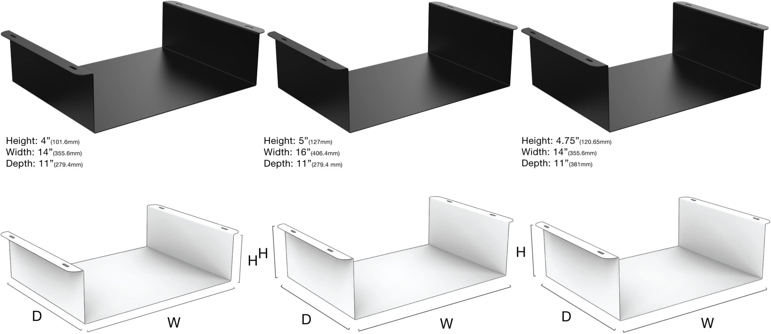 Under Mount Desk Storage Shelf Under Desk Drawer Space Saving Desk Storage Box Tray