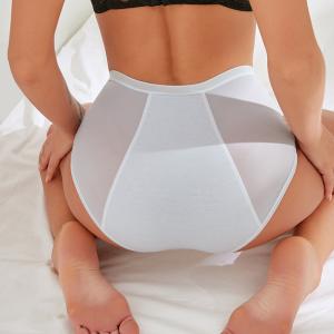 Quality High Rise Breathable Period Panties Cotton Sanitary Womens Period Panties wholesale