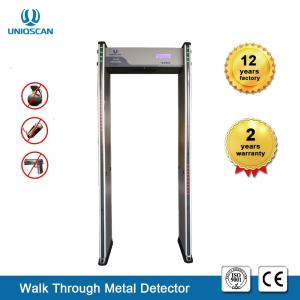 Quality 4.3 Inch Door Frame Metal Detector , 18 Zones Basic Walk Through Metal Detector wholesale