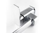 Single Hole Black Kitchen Faucets Stainless Steel Handle Material Pull Down