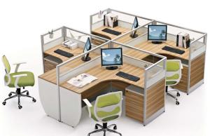 Quality modern 4 seat office partition workstation,4 seat office cubicle,#JO-7005 wholesale
