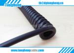 Good Quality Half Matt Black Colour Flexible Customized Spring Coiled Cable