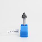 SJ 60 Degree Countersink Carbide Limas Rotativas , Single Cut - 6mm Shank